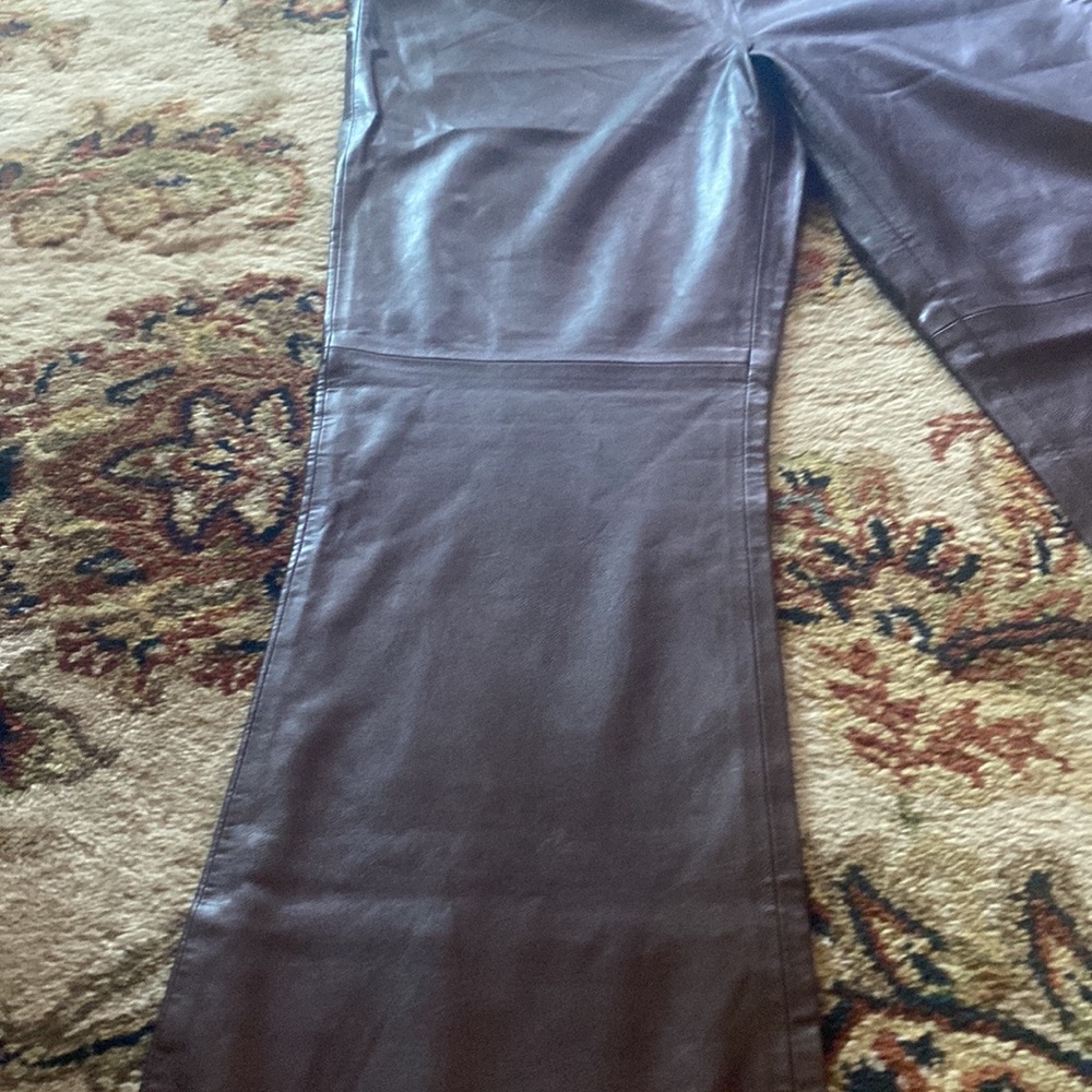 Fabulous Boston Proper Vegan-Leather Pants-12(but fits more like size 8)